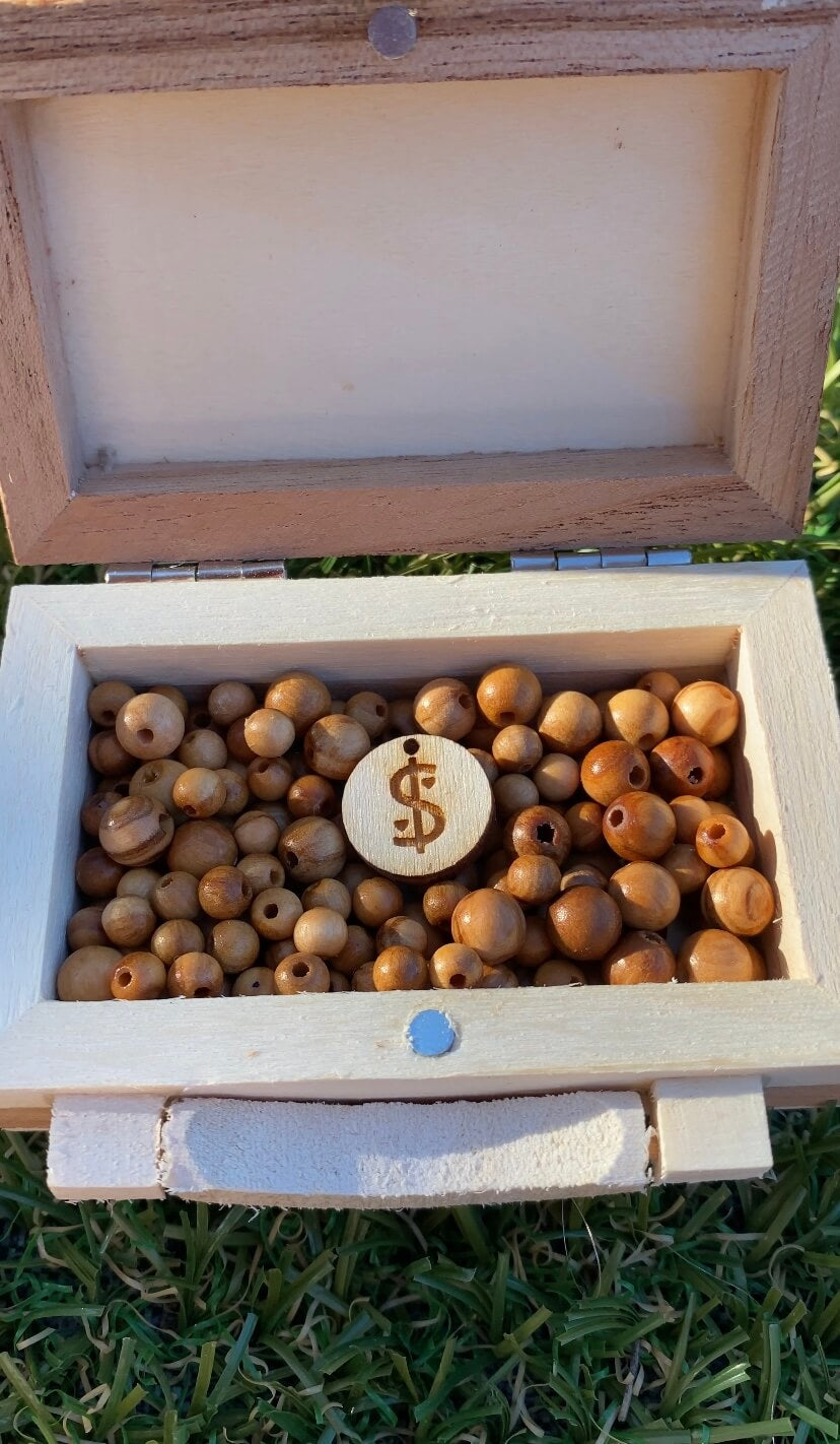 Perle en bois d'olivier naturelle