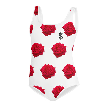 Maillot de bains 1 pièce fille imprimé rose il était une fois sur terre photo 4