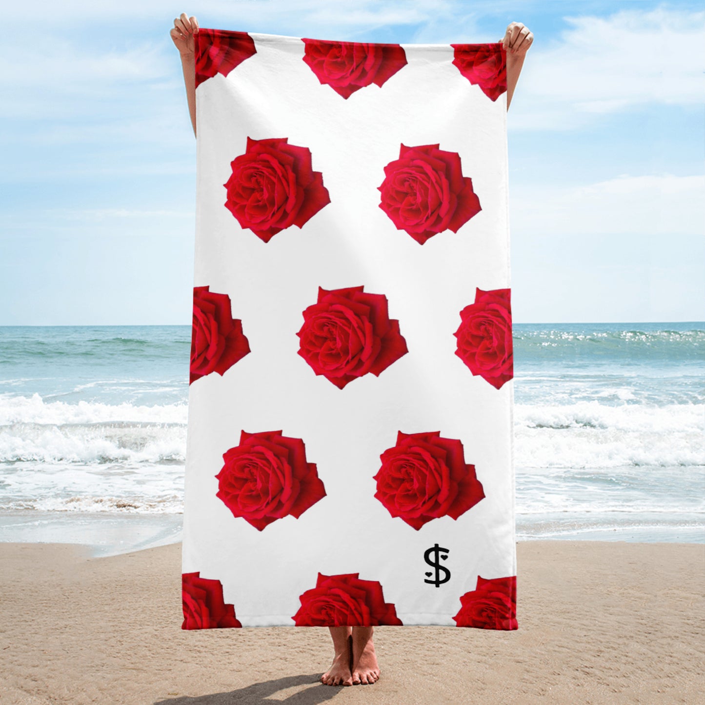 ROSE collection beach towel #1 “once upon a time on earth”