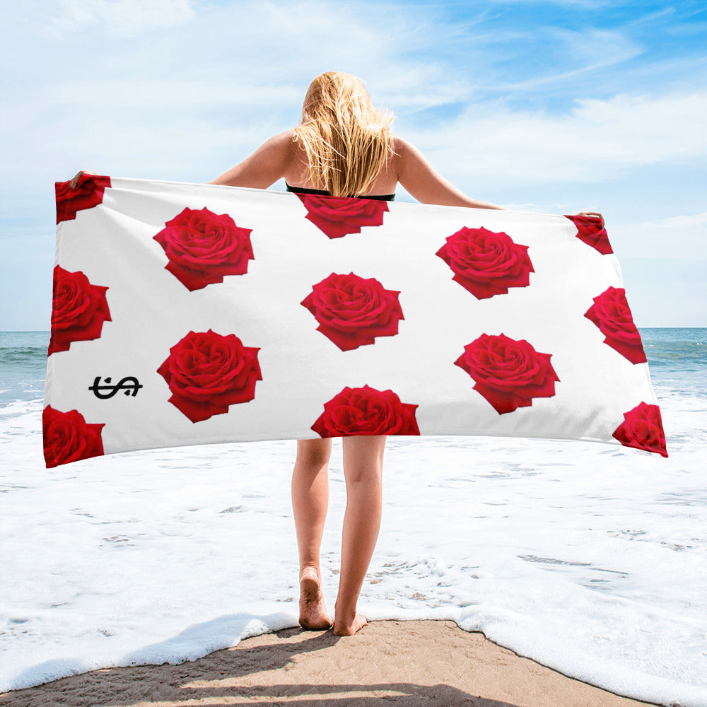 ROSE collection beach towel #1 “once upon a time on earth”